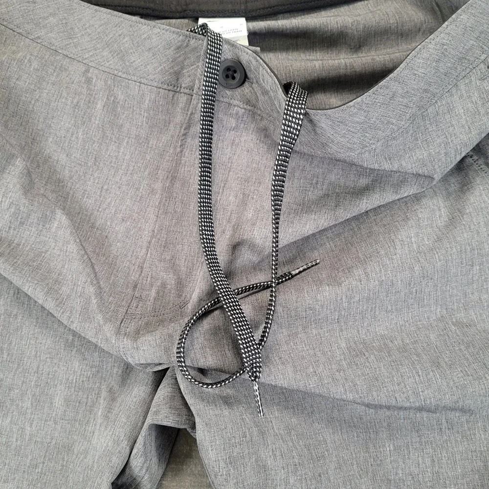 Nike Swim Mens Gray Heathered Board Shorts Size 36 Swimbriefs Trunks